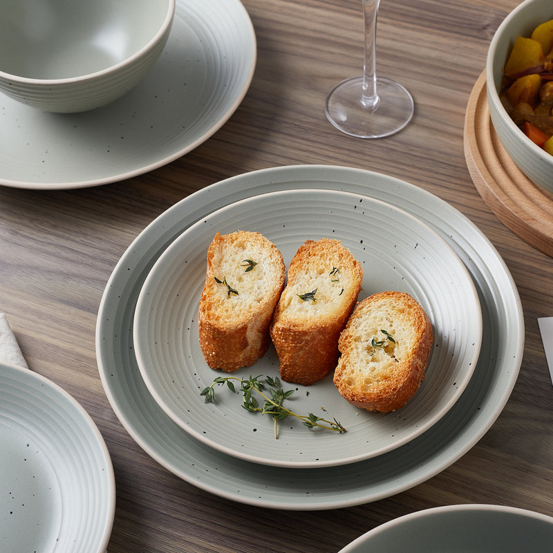 Stone Lain Lauren 16Piece Dinnerware Set Stoneware & Reviews Wayfair